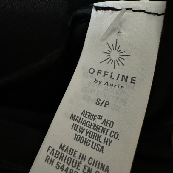 313 OFFLINE by Aerie | NWT $50 Black Real Me Flare Hi-Rise Leggings (Size S) - Picture 8 of 14